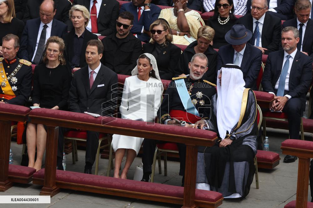 Royals At Inauguration Of Pope Leo XIV - Vatican
