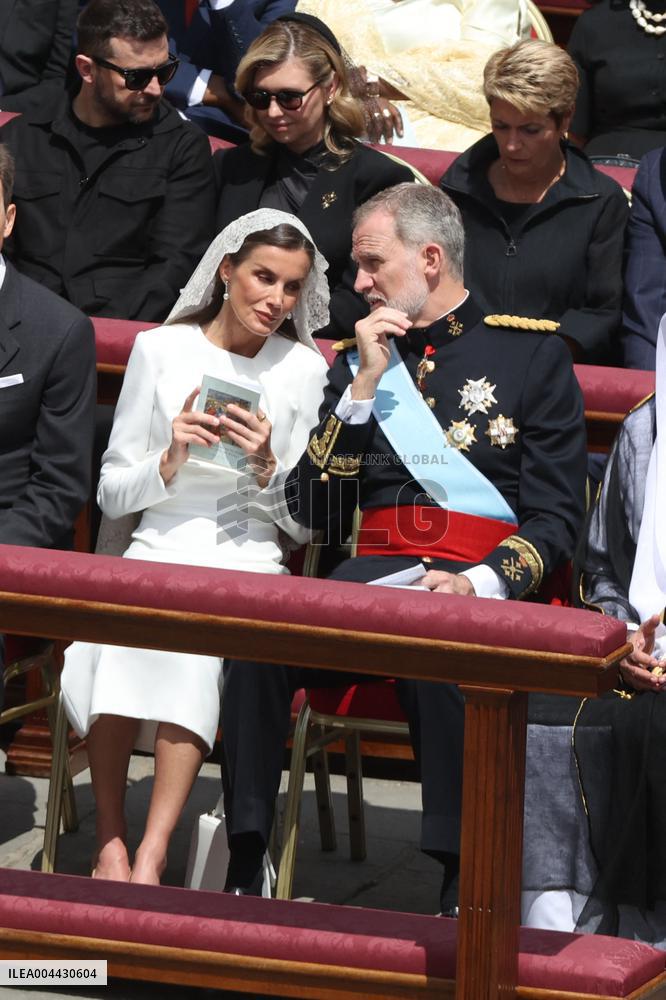 Royals At Inauguration Of Pope Leo XIV - Vatican
