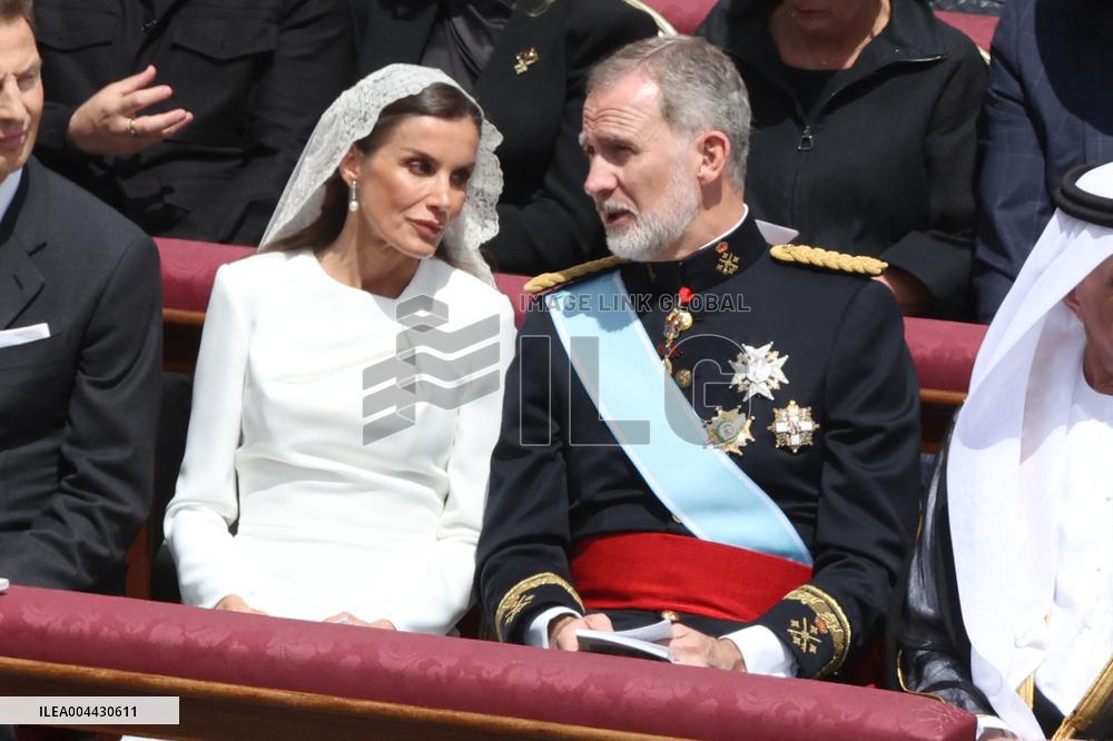 Royals At Inauguration Of Pope Leo XIV - Vatican