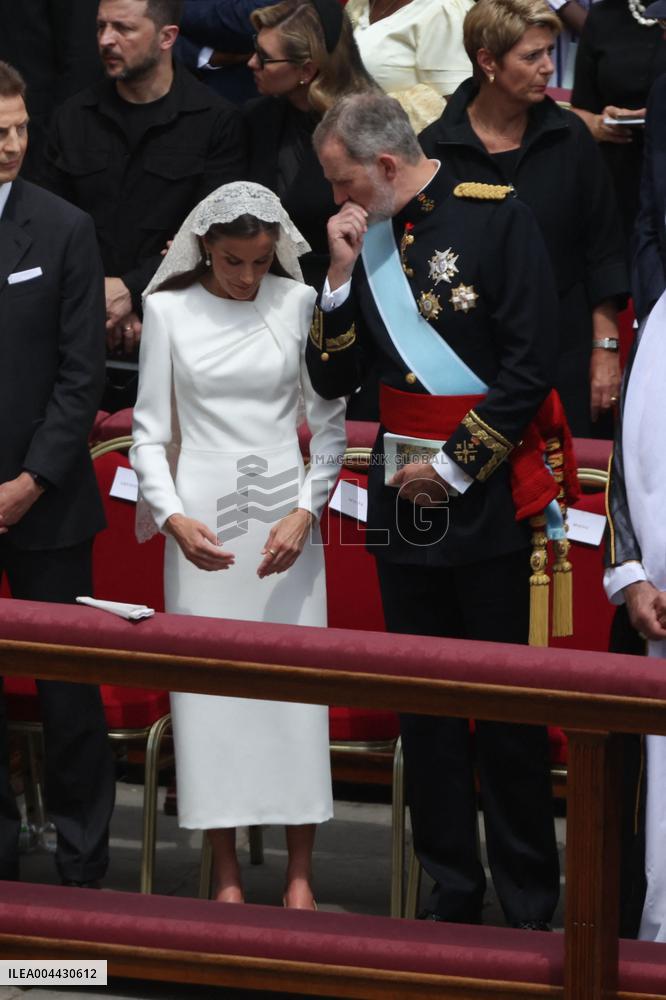 Royals At Inauguration Of Pope Leo XIV - Vatican