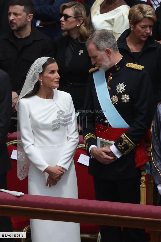 Royals At Inauguration Of Pope Leo XIV - Vatican