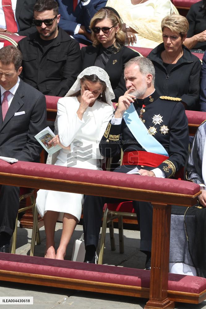 Royals At Inauguration Of Pope Leo XIV - Vatican