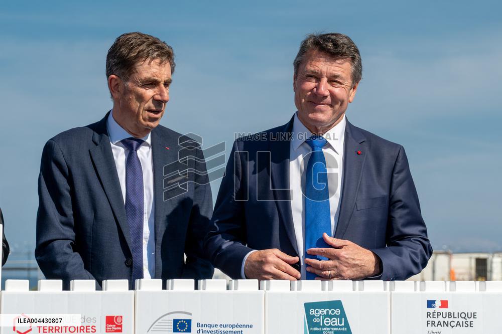 Nice Haliotis 2 Foundation Stone Ceremony With Estrosi And Ginesy