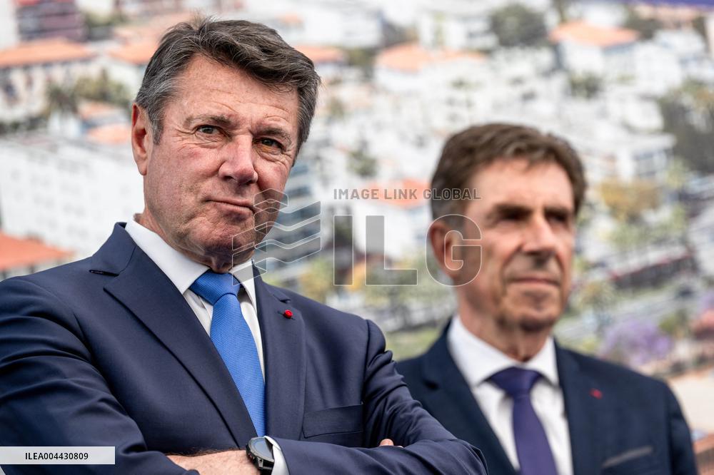 Nice Haliotis 2 Foundation Stone Ceremony With Estrosi And Ginesy