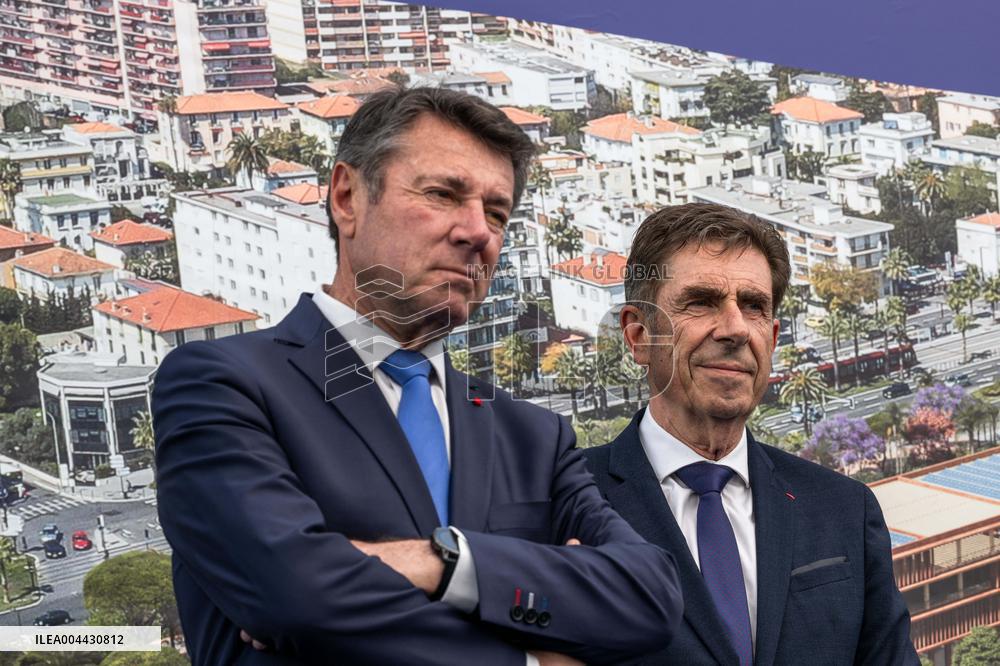 Nice Haliotis 2 Foundation Stone Ceremony With Estrosi And Ginesy