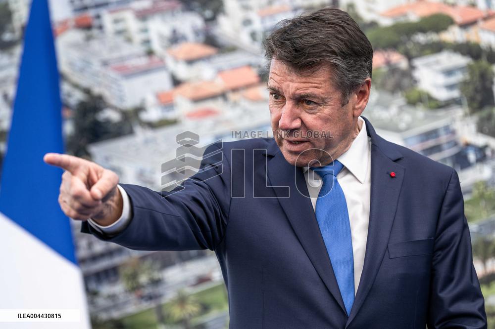 Nice Haliotis 2 Foundation Stone Ceremony With Estrosi And Ginesy