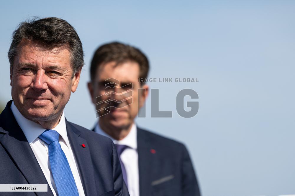 Nice Haliotis 2 Foundation Stone Ceremony With Estrosi And Ginesy