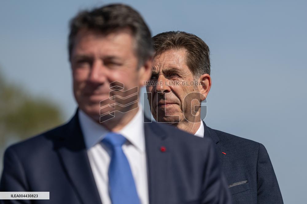 Nice Haliotis 2 Foundation Stone Ceremony With Estrosi And Ginesy