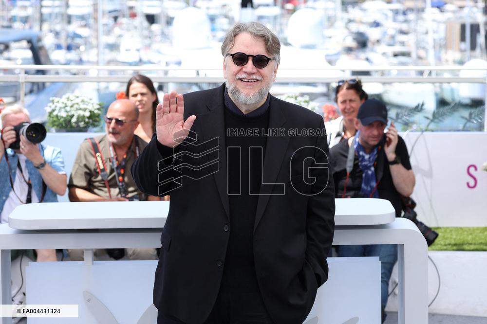 Cannes - La Le?on De Musique Alexandre Desplat & Guillermo Del Toro Photocall