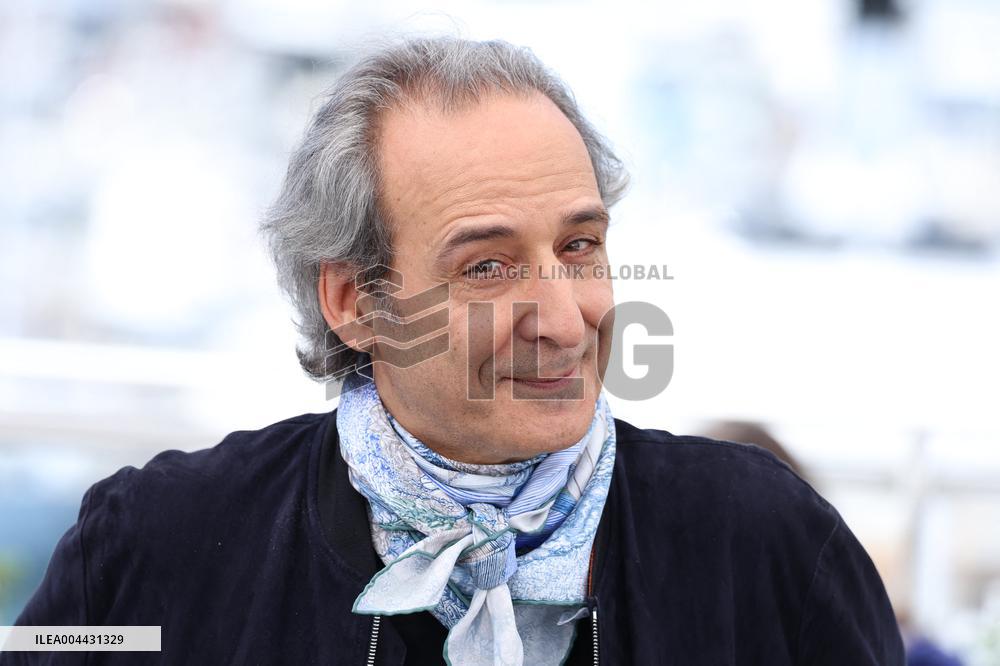 Cannes - La Le?on De Musique Alexandre Desplat & Guillermo Del Toro Photocall