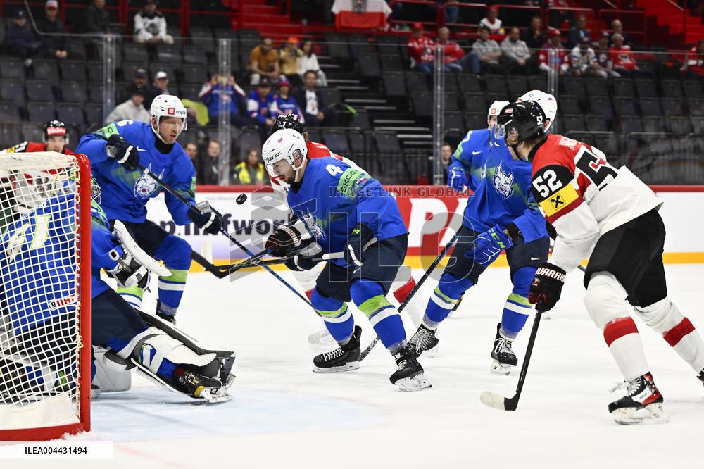 ICE HOCKEY WC SLOVENIA-AUSTRIA