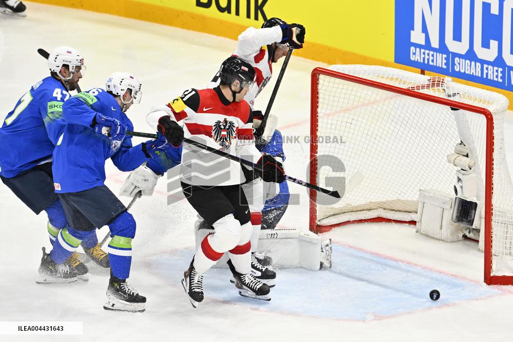 ICE HOCKEY WC SLOVENIA-AUSTRIA