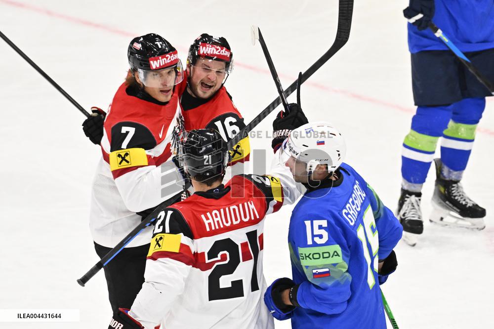ICE HOCKEY WC SLOVENIA-AUSTRIA