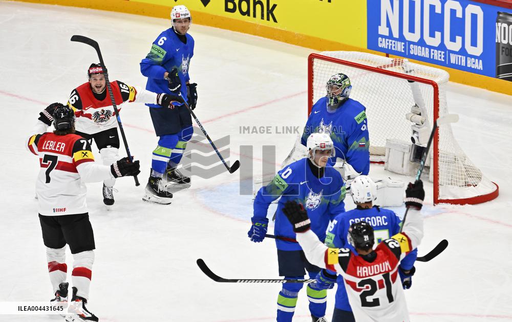 ICE HOCKEY WC SLOVENIA-AUSTRIA