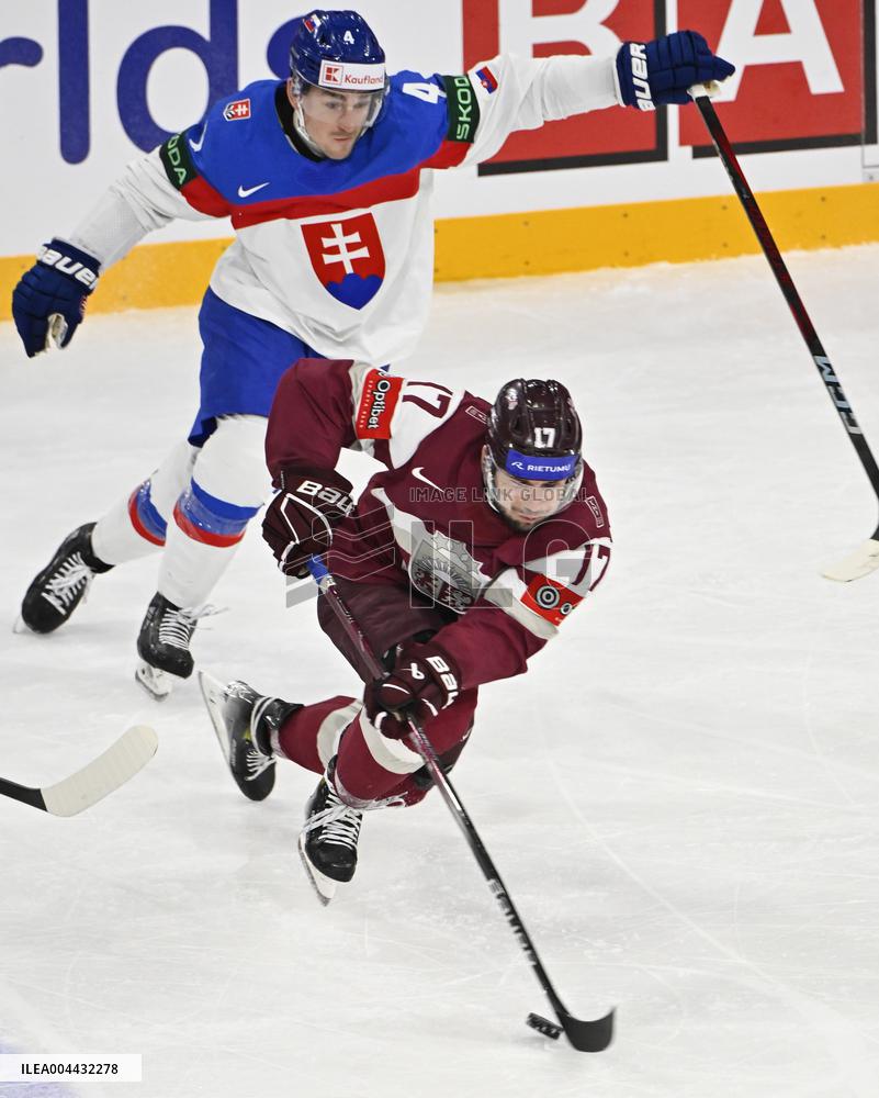 ICE HOCKEY WC SLOVAKIA-LATVIA