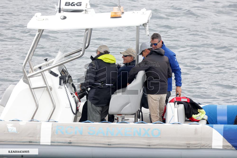 King Juan Carlos Disembarking - Sanxenxo