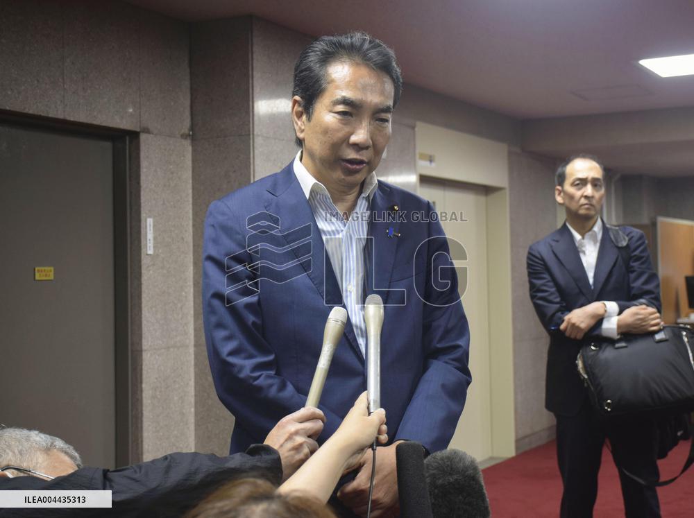 Japan farm minister meets media on rice comment