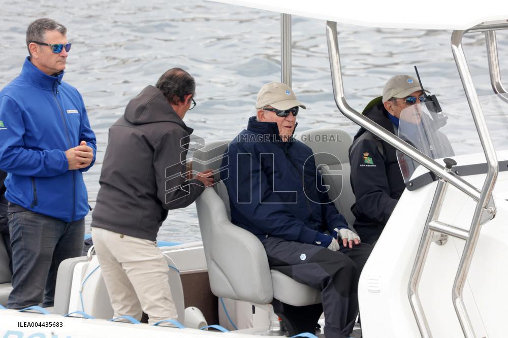 King Juan Carlos Enjoys One More Day of His Stay in Sanxenxo