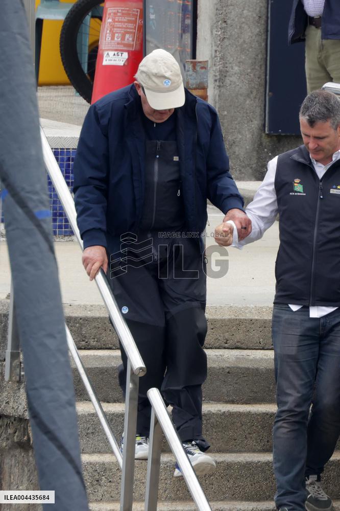 King Juan Carlos Enjoys One More Day of His Stay in Sanxenxo