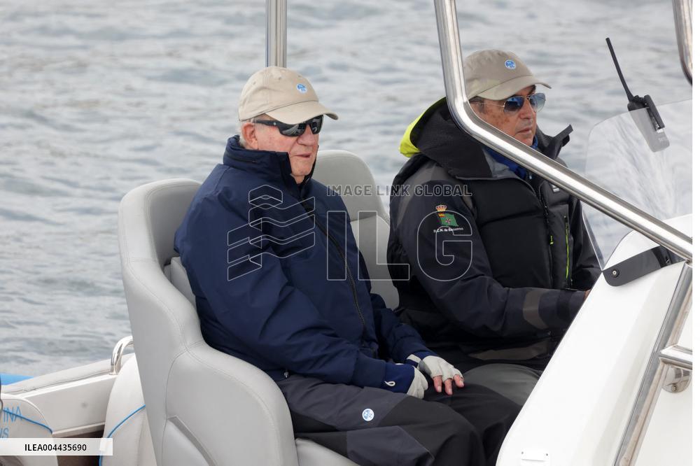 King Juan Carlos Enjoys One More Day of His Stay in Sanxenxo