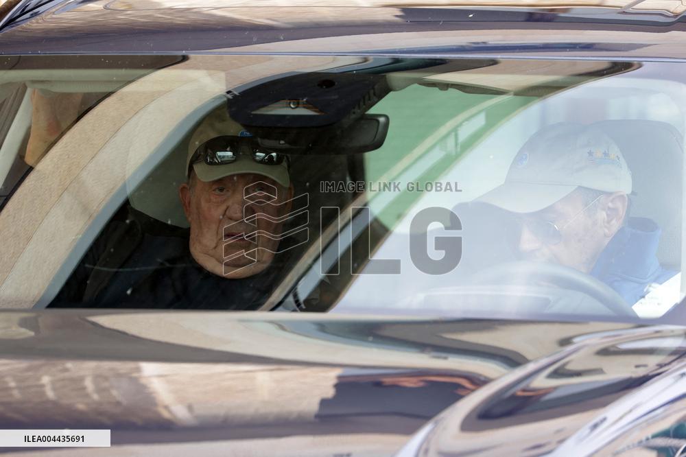 King Juan Carlos Enjoys One More Day of His Stay in Sanxenxo