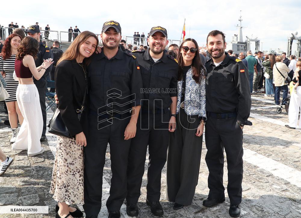 Frigate and Ship Return to Ferrol After Noble Shield - Spain