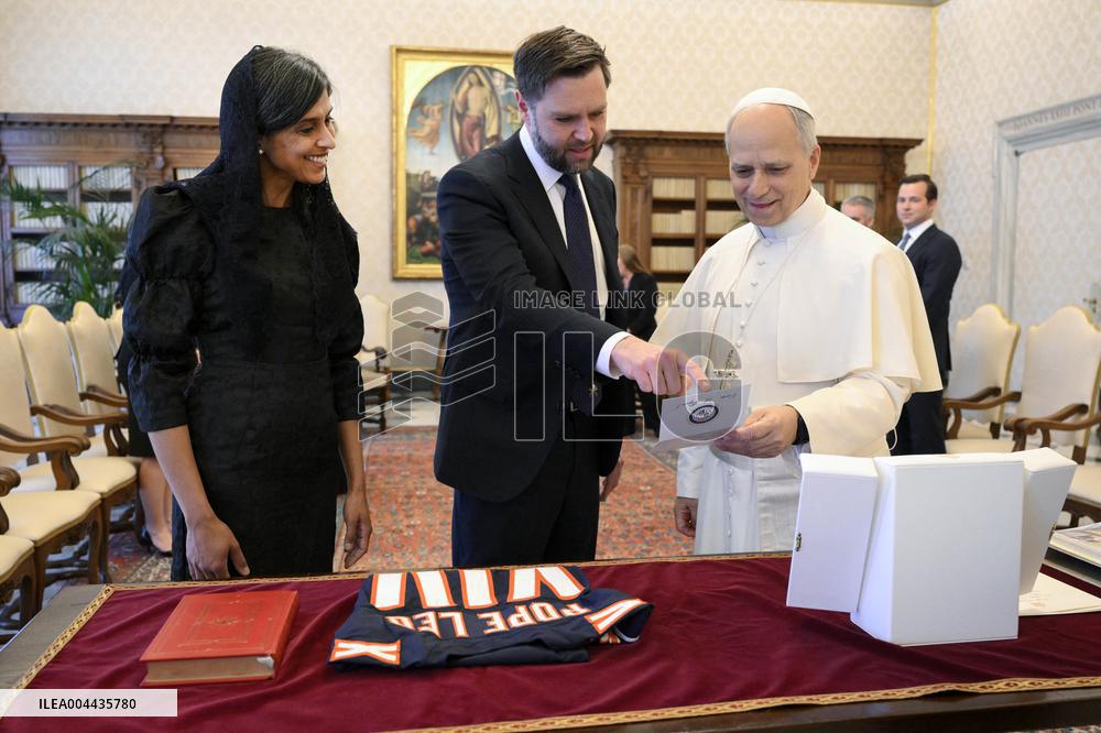 Pope Leo XIV Meets J.D. Vance - Vatican