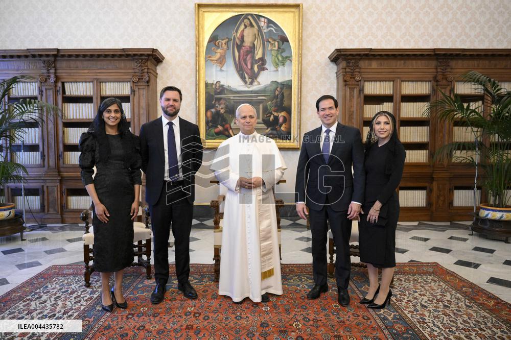 Pope Leo XIV Meets J.D. Vance - Vatican
