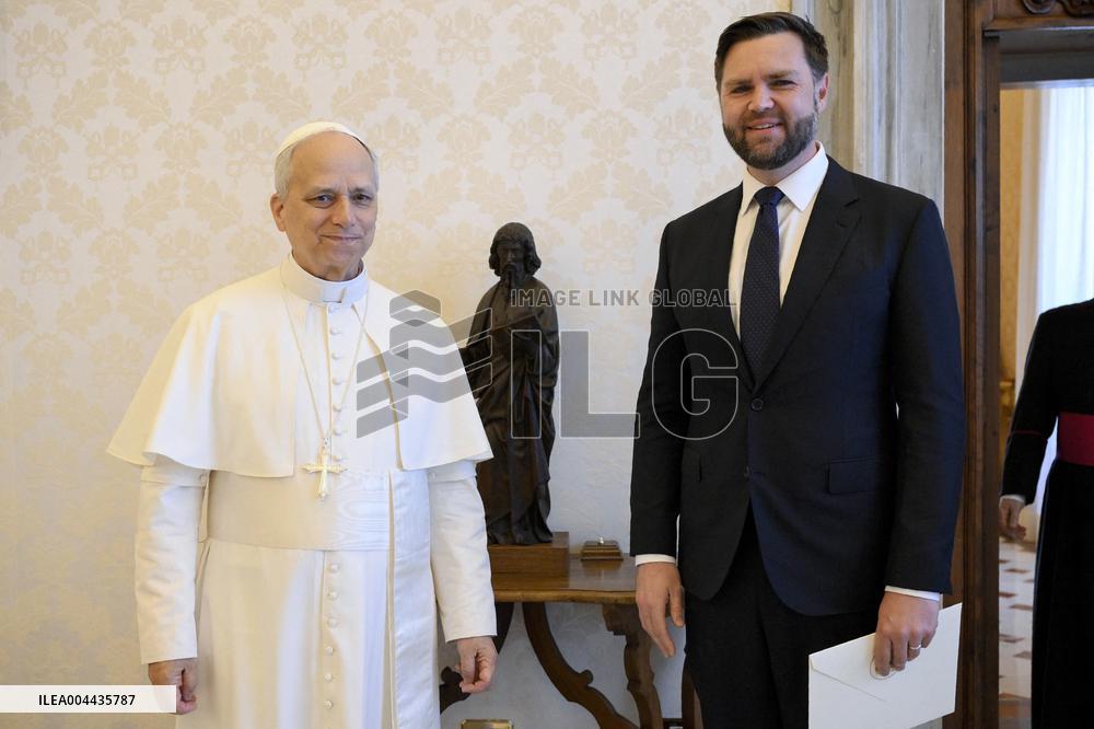 Pope Leo XIV Meets J.D. Vance - Vatican
