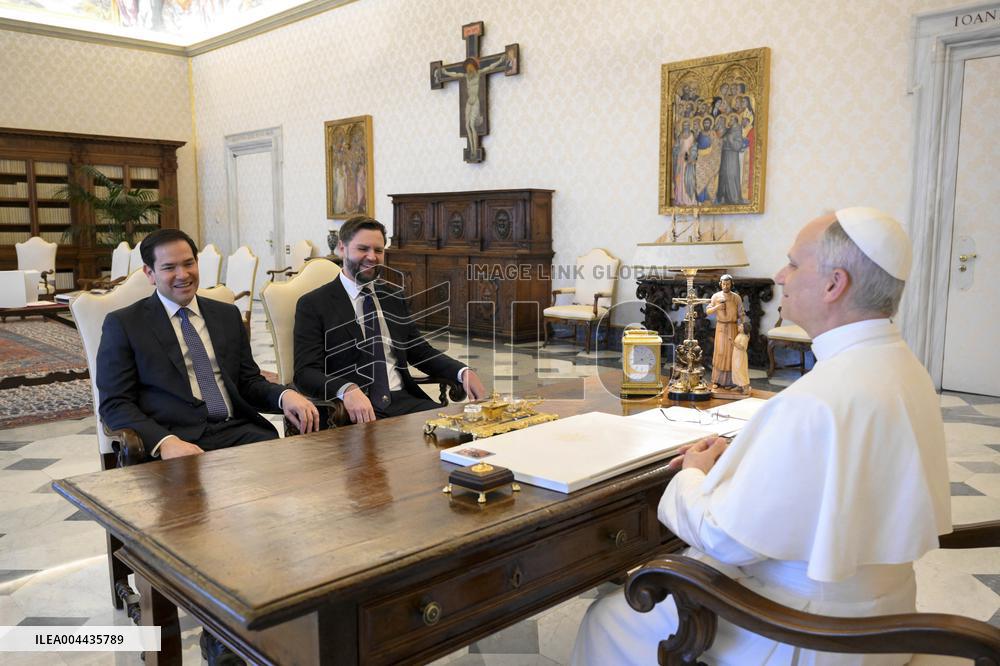 Pope Leo XIV Meets J.D. Vance - Vatican