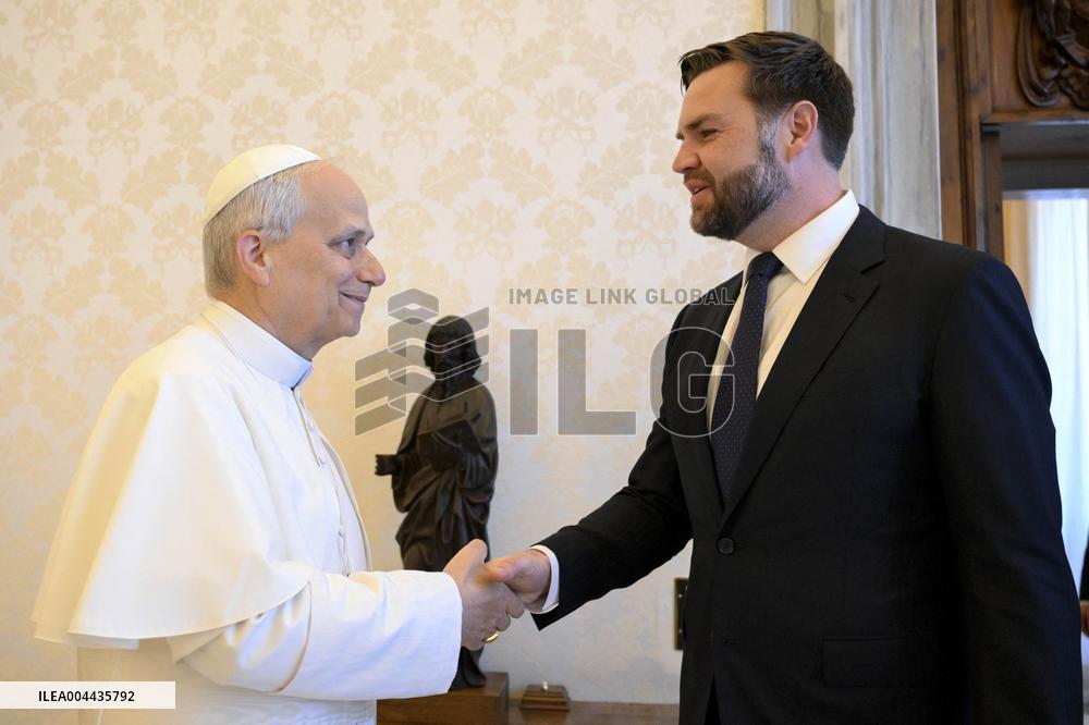 Pope Leo XIV Meets J.D. Vance - Vatican