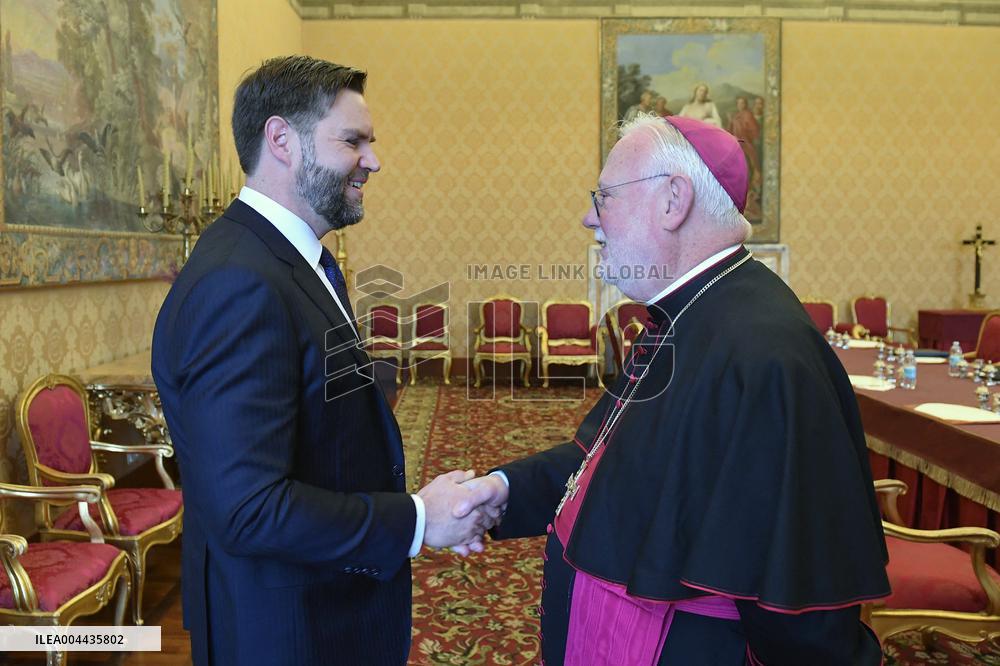 Pope Leo XIV Meets J.D. Vance - Vatican