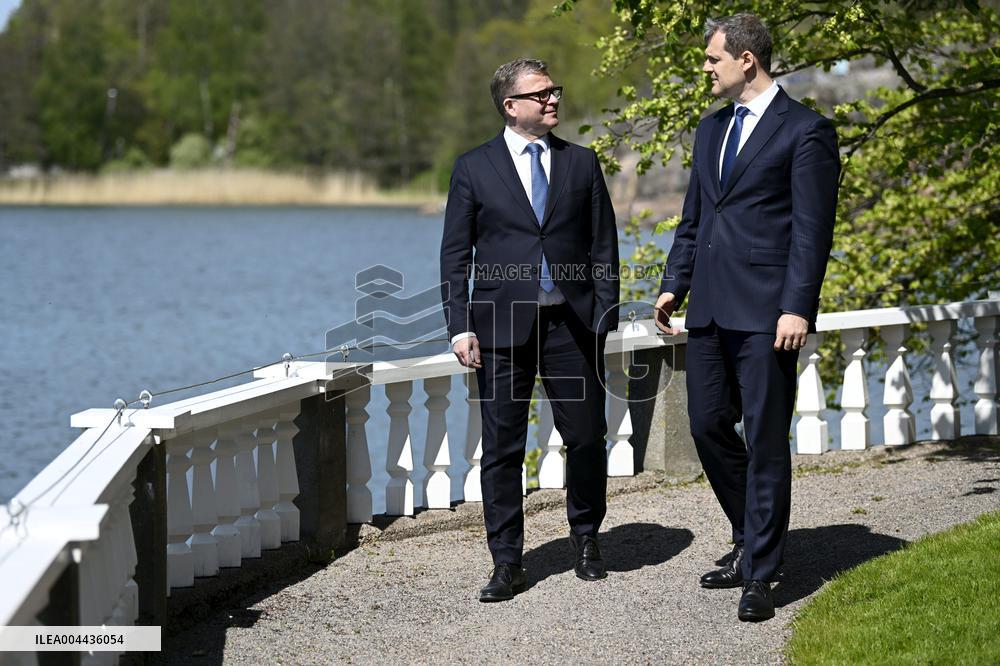 Lithuanian Prime Minister Gintautas Paluckas visits Finland