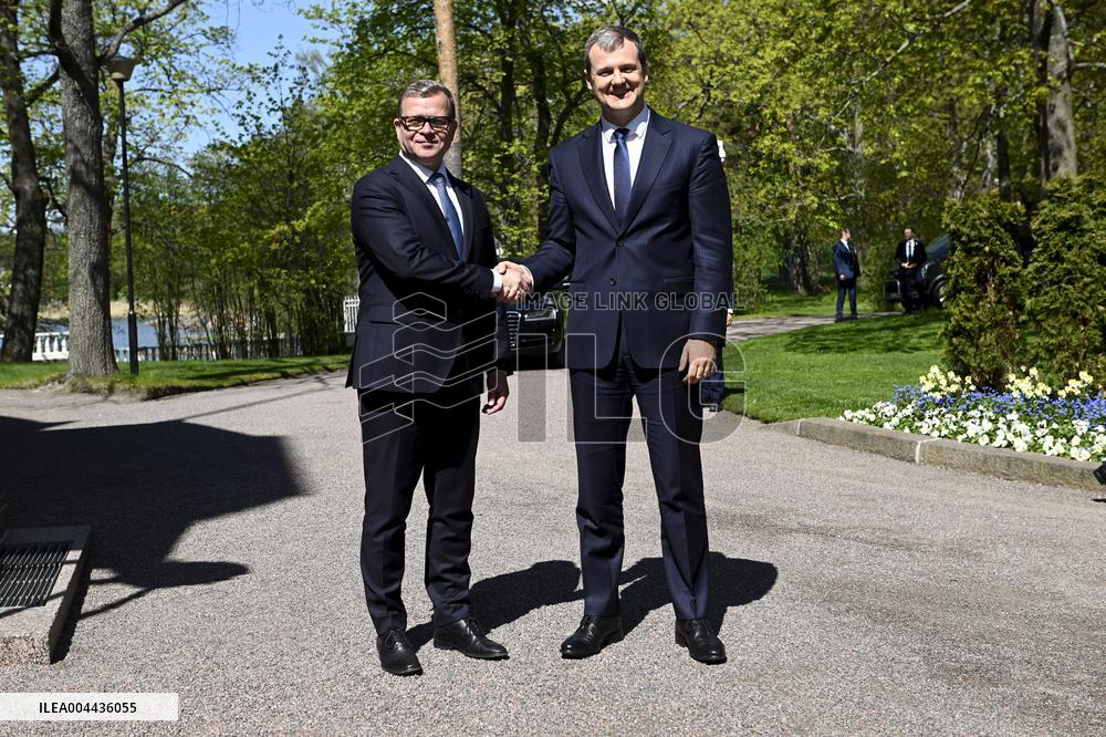Lithuanian Prime Minister Gintautas Paluckas visits Finland