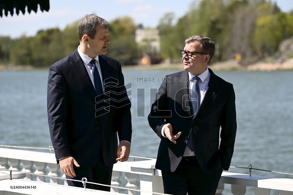 Lithuanian Prime Minister Gintautas Paluckas visits Finland