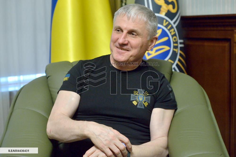 Interview of Ukraines Foreign Intelligence Service chief Oleh Ivashchenko in Kyiv