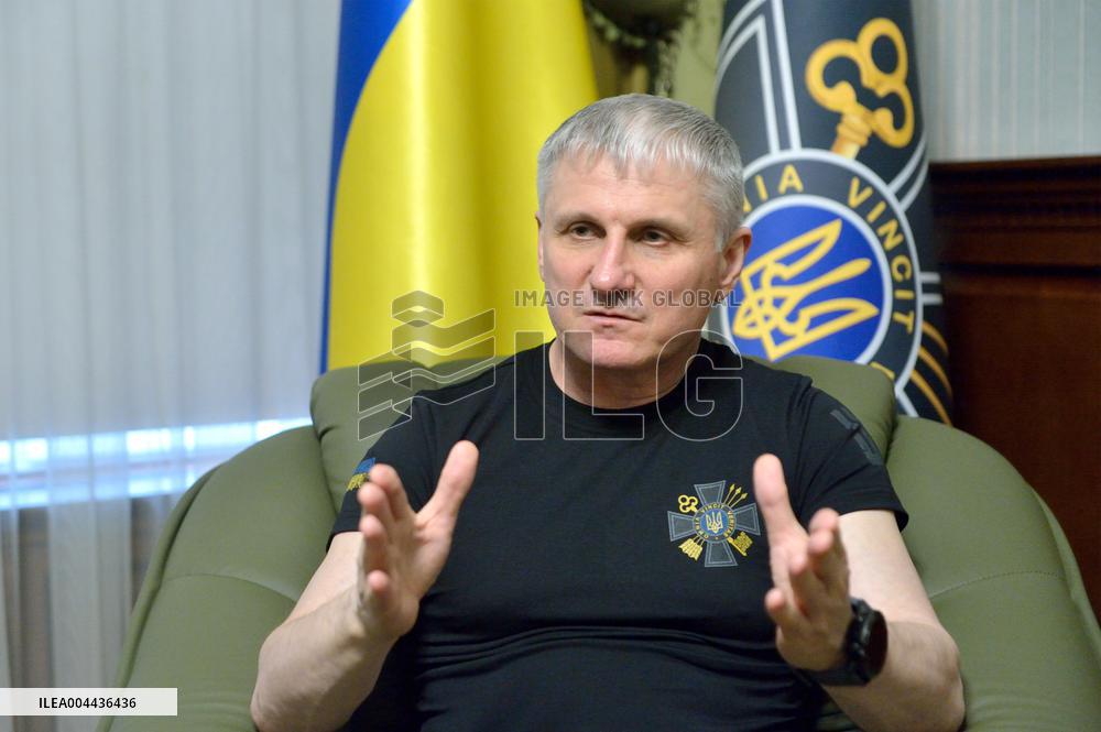 Interview of Ukraines Foreign Intelligence Service chief Oleh Ivashchenko in Kyiv