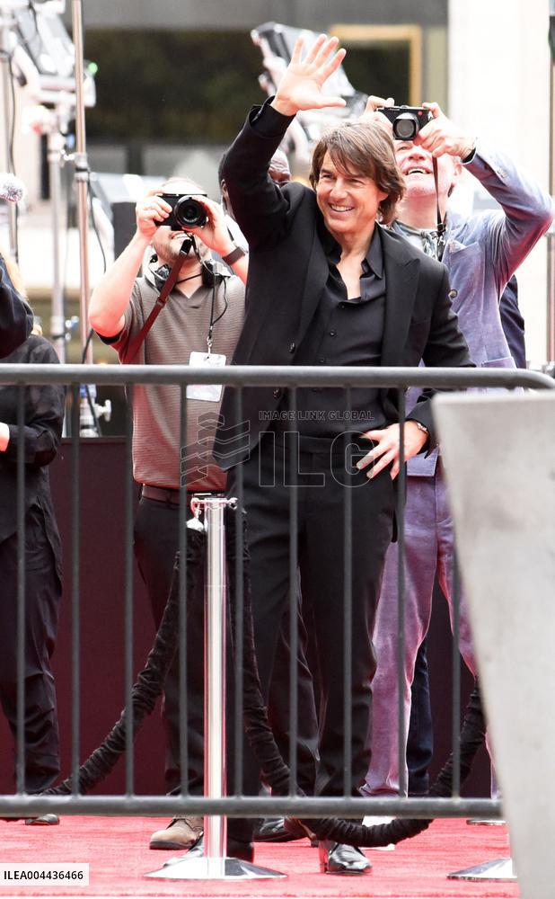 Tom Cruise At the Mission Impossible - The Final Reckoning - NYC