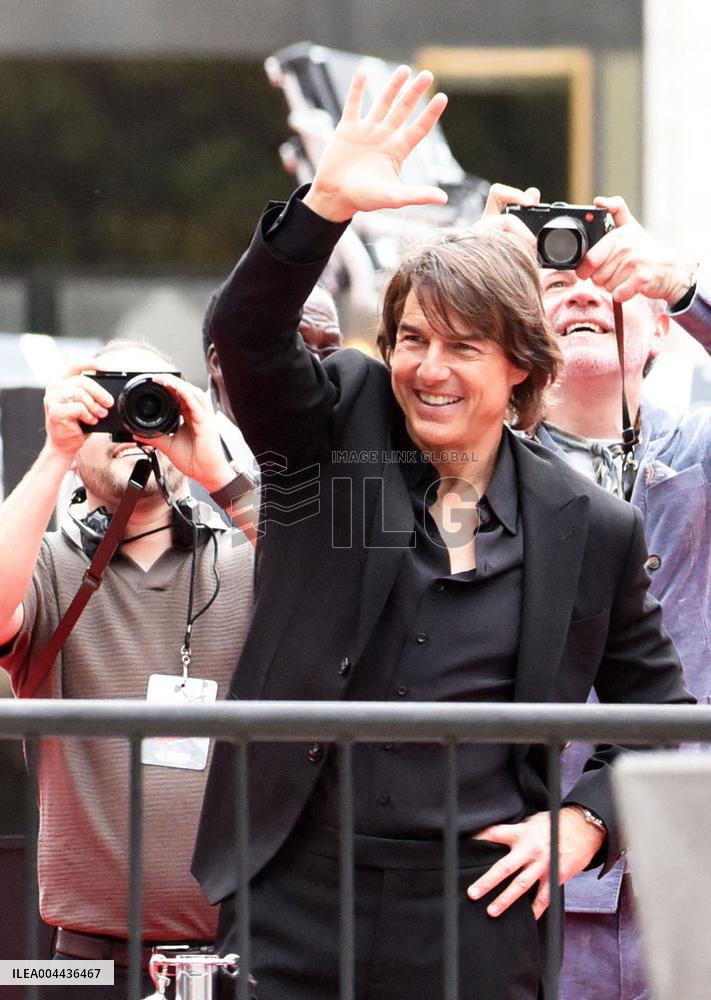 Tom Cruise At the Mission Impossible - The Final Reckoning - NYC