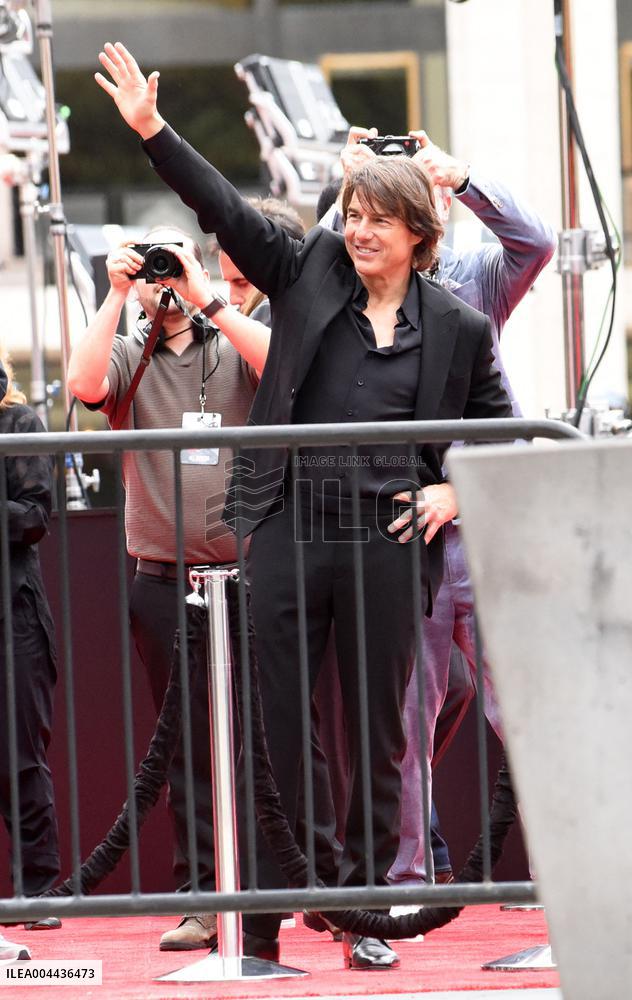 Tom Cruise At the Mission Impossible - The Final Reckoning - NYC