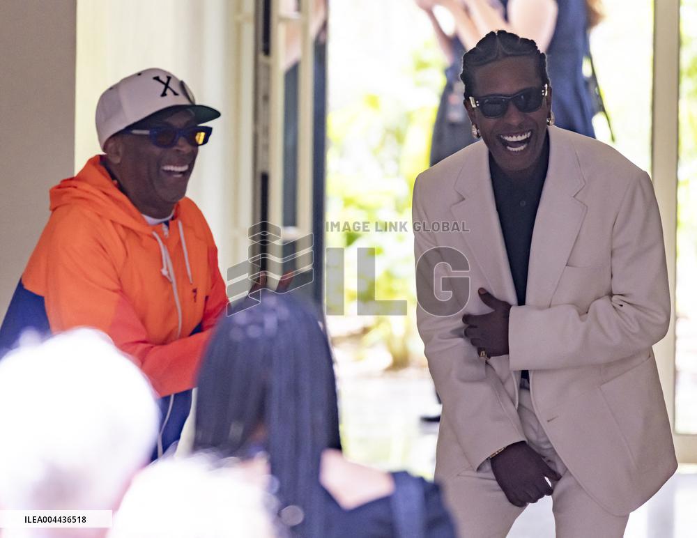 Cannes Spike Lee, A$ap Rocky leave Carlton Hotel  MP