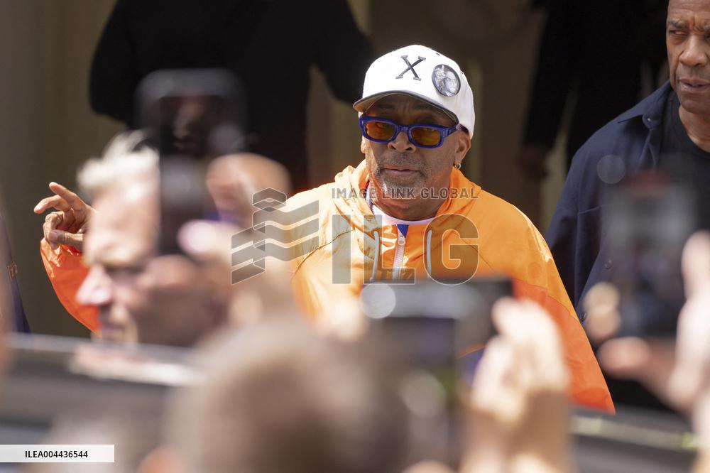 Cannes Spike Lee, A$ap Rocky leave Carlton Hotel  MP
