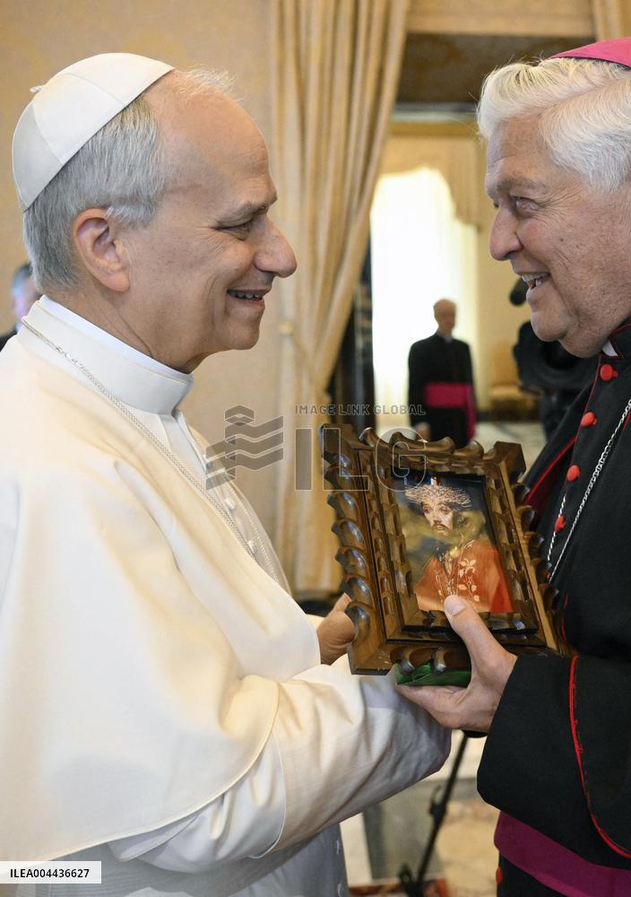 Pope Leo XIV Meets Peruvian Delegation From Chiclayo - Vatican