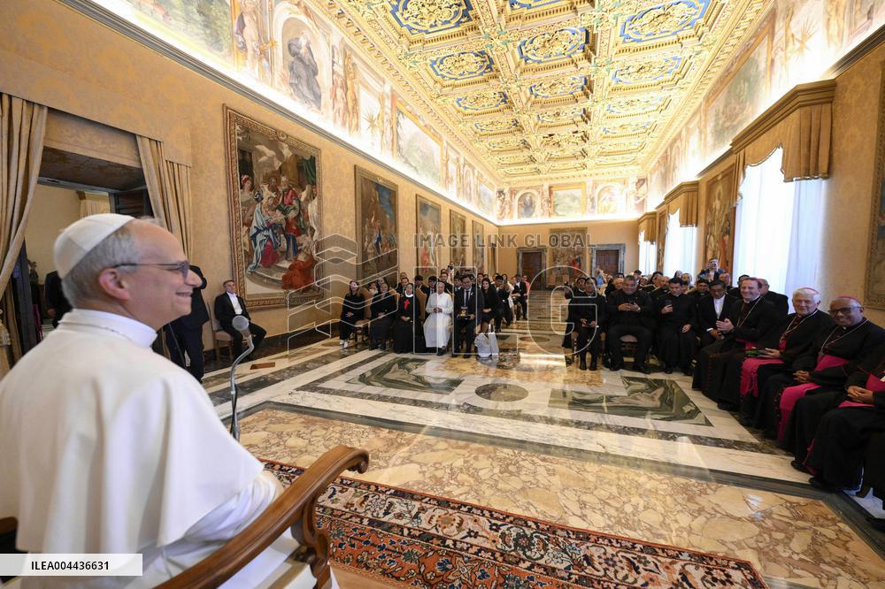 Pope Leo XIV Meets Peruvian Delegation From Chiclayo - Vatican