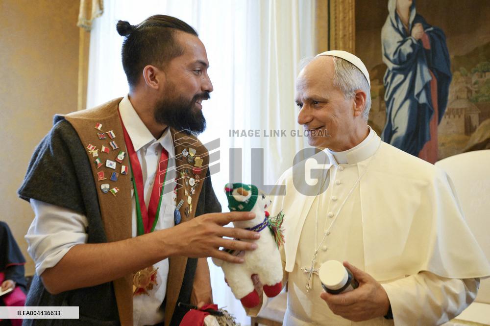 Pope Leo XIV Meets Peruvian Delegation From Chiclayo - Vatican