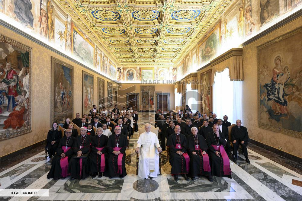 Pope Leo XIV Meets Peruvian Delegation From Chiclayo - Vatican