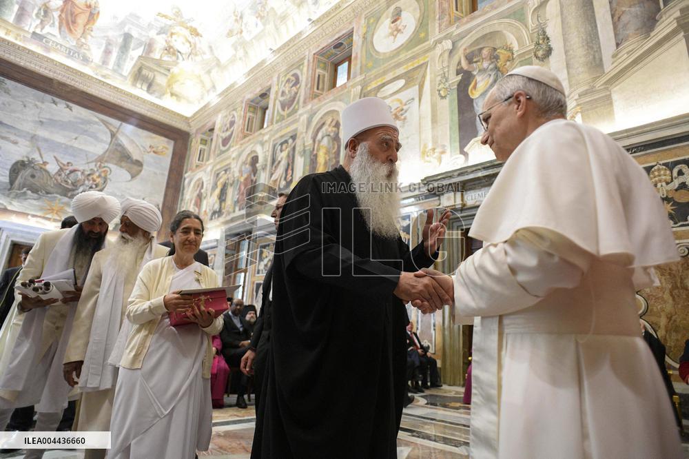 Pope Leo XIV Meets Interreligious Delegations  - Vatican