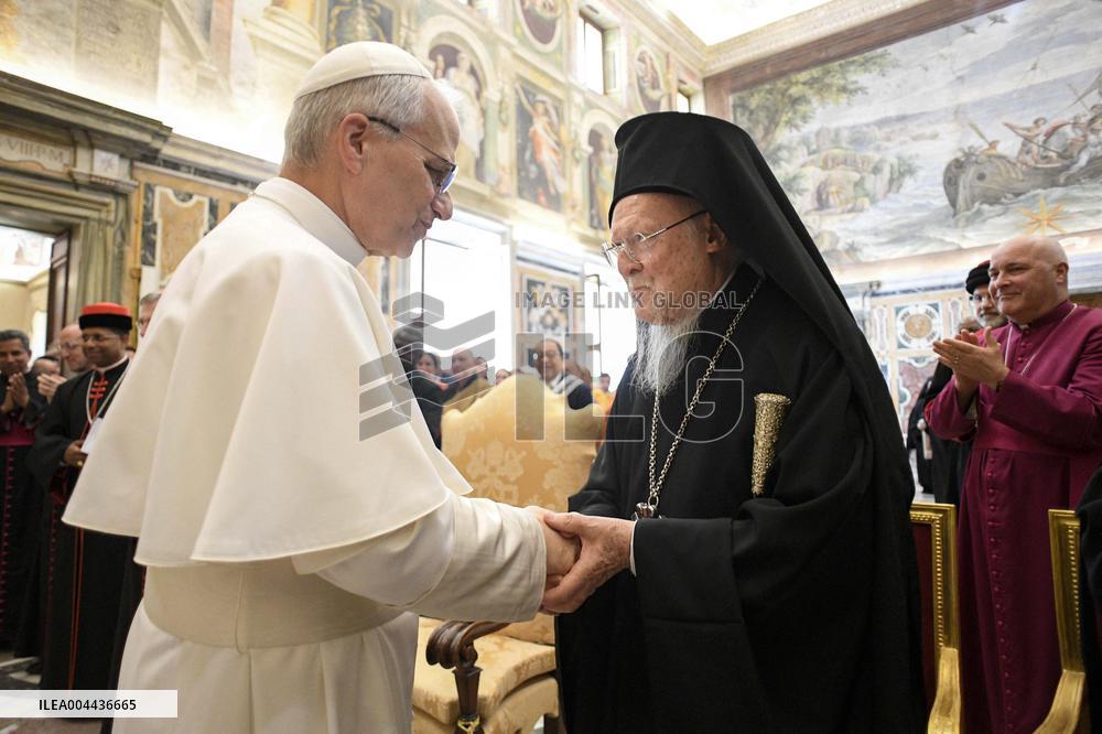 Pope Leo XIV Meets Interreligious Delegations  - Vatican