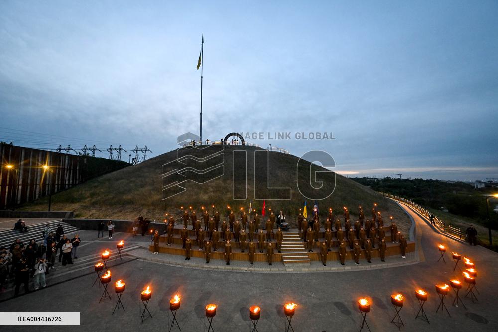 Initiation into Baida Youth Patriotic Movement in Zaporizhzhia