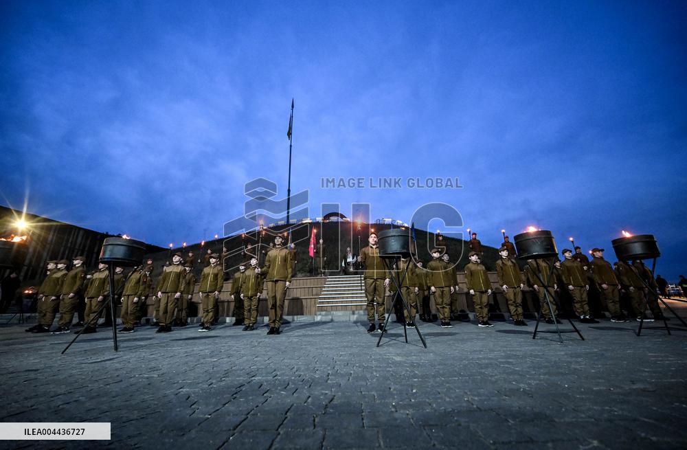 Initiation into Baida Youth Patriotic Movement in Zaporizhzhia